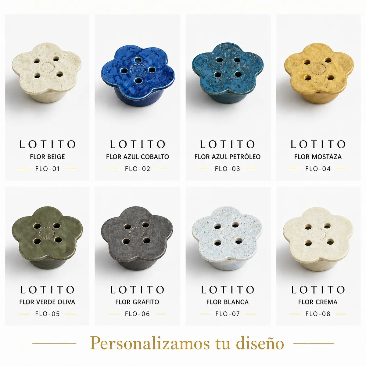 Lotito catálogo maestro · 8 colores en composición