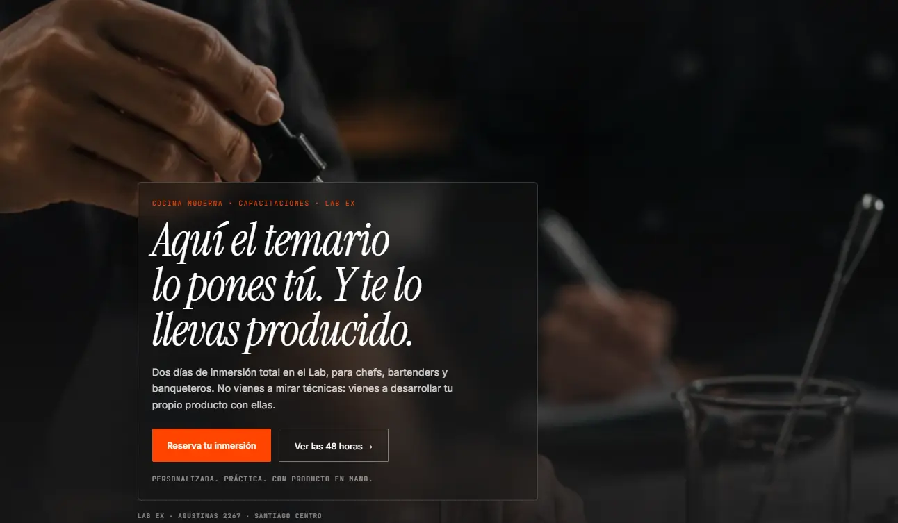 Programa de capacitaciones LAB EX para desarrollar productos propios