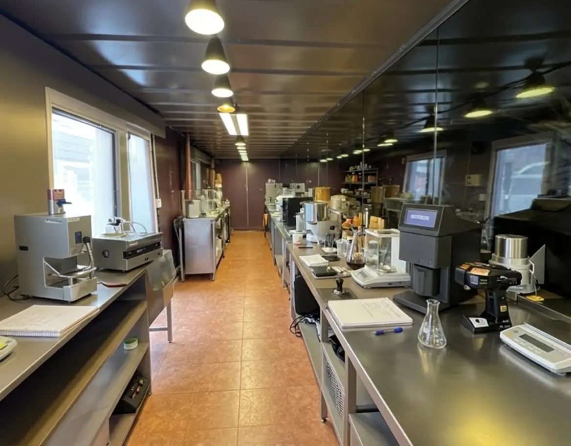 Laboratorio gastronómico LAB EX con equipos profesionales