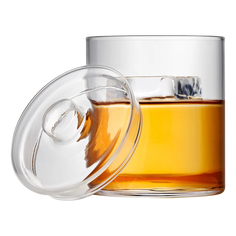 Set Rocks Ultra Thin · Vaso y tapas