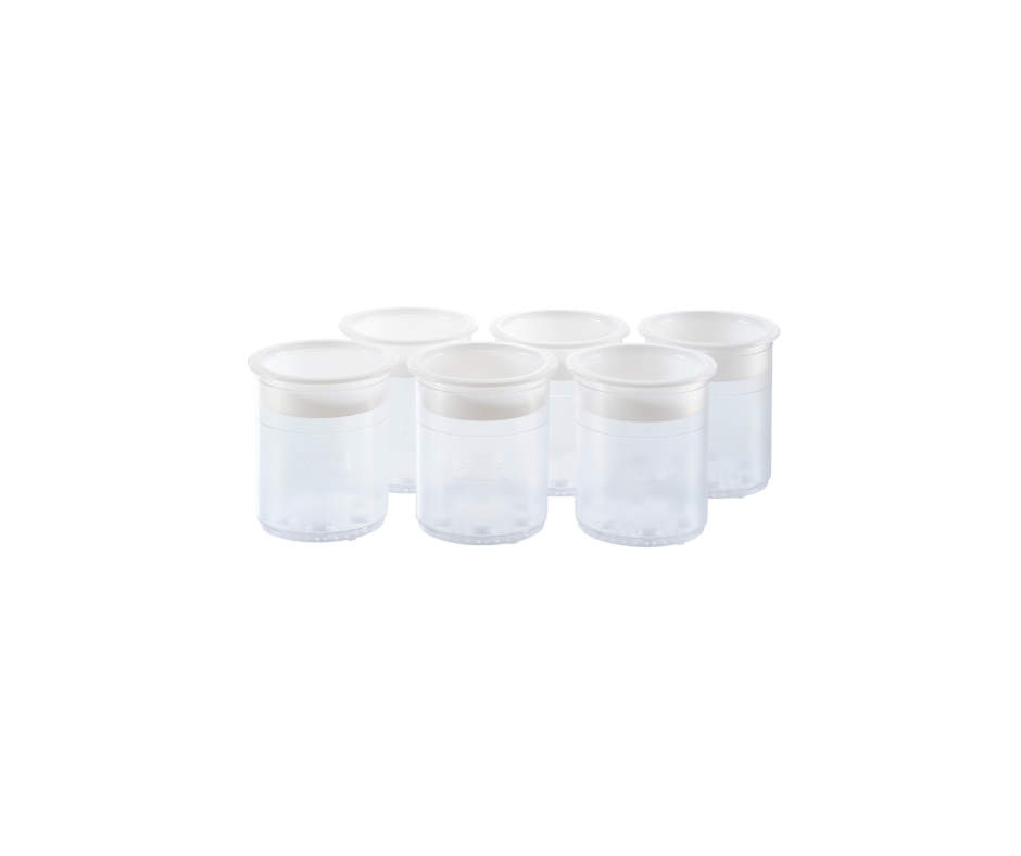 Vasos de pacotizar sintéticos · 6 unidades