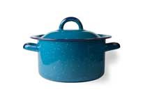 Olla Recta Peltre Azul Ø16 cm