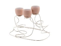 Soporte Para Conos XL Laberinto Plata