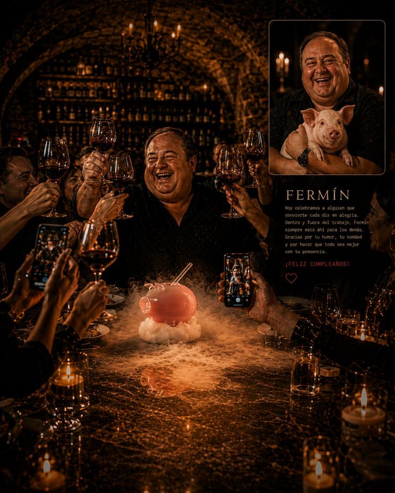 Fermín y su chanchito
