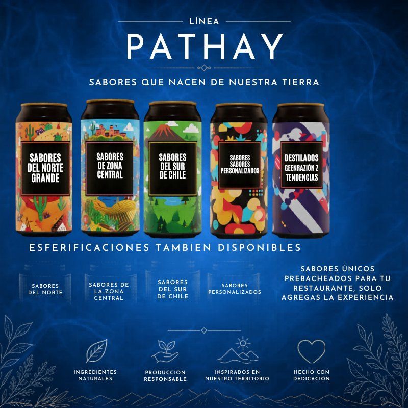 Línea Pathay: cinco latas de sabores territoriales chilenos