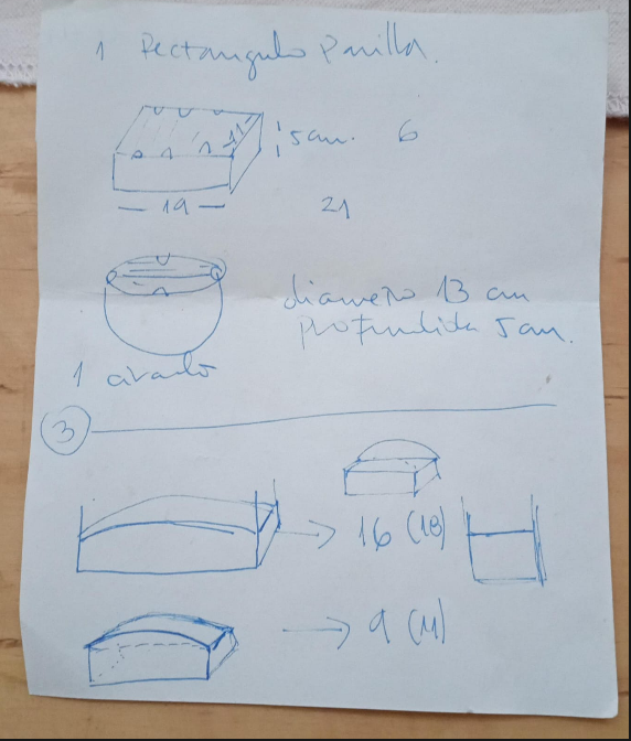 Boceto manuscrito nueva colección CM