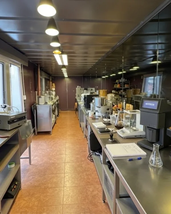 Mesones del LAB EX con equipos de desarrollo en línea