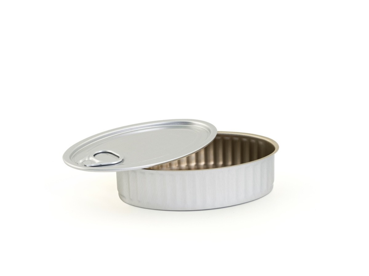 Latas de conserva oval con tapa
