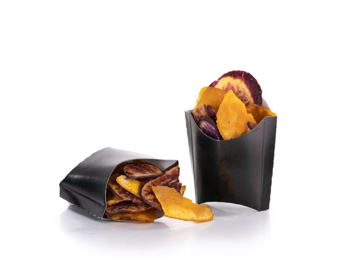 Cajita Negra Patatas Fritas XXS