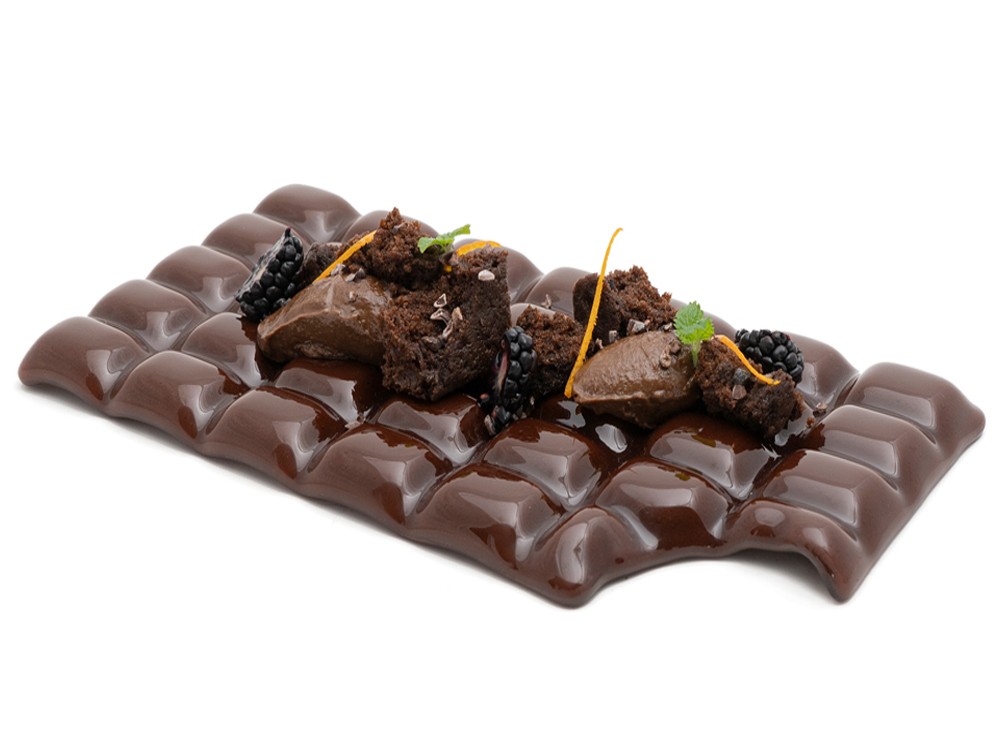 Plato Tableta Chocolate Negro