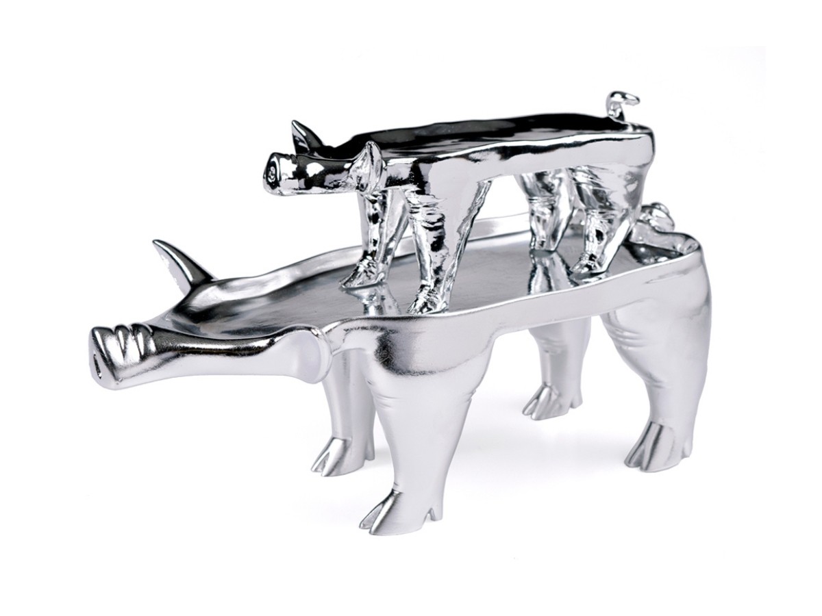 Porky Plate Silver XL