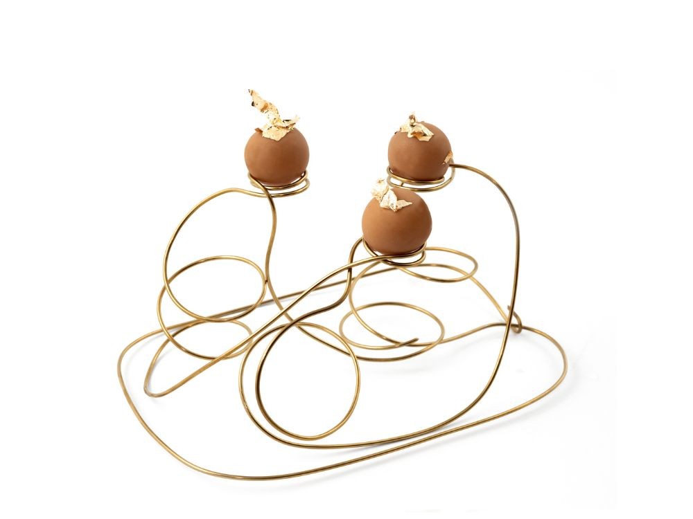 Soporte Para Conos XS Laberinto Oro