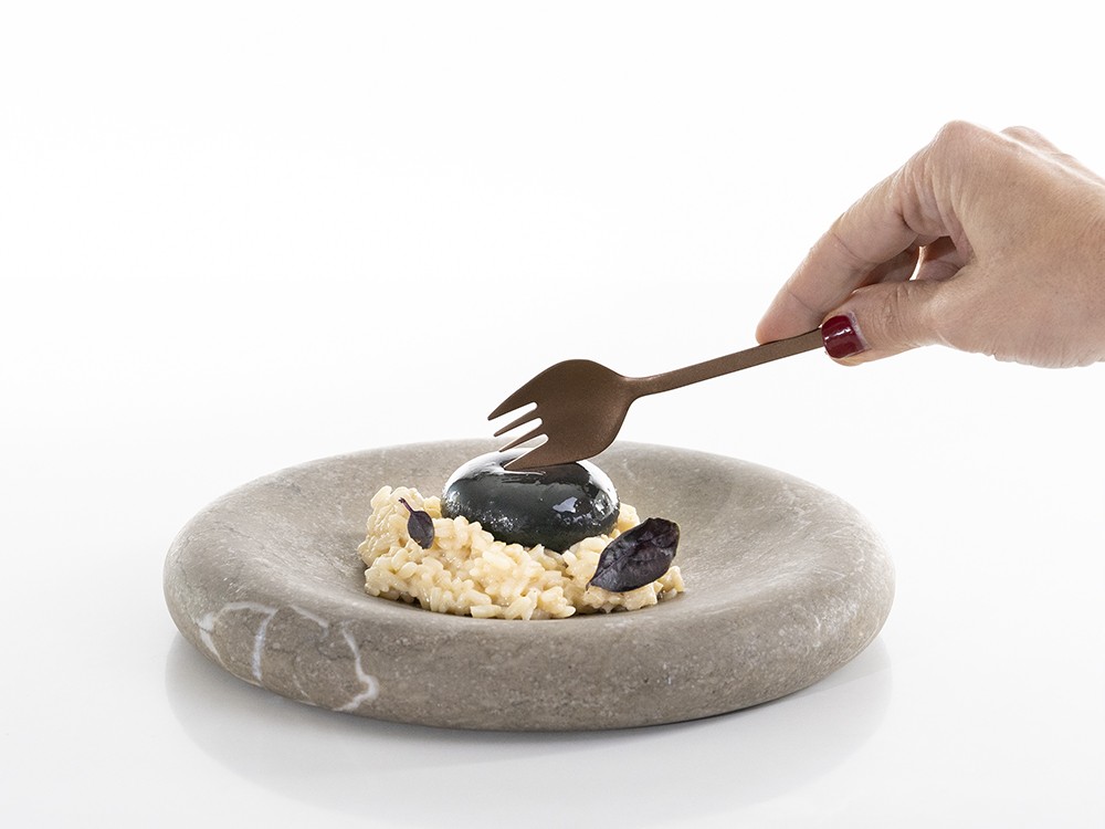 Plato Ebanon Marrón