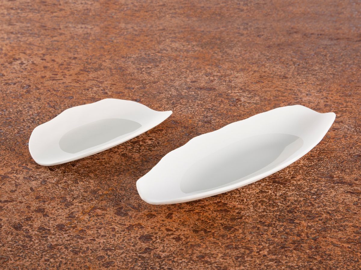 Plato Oval Blanco XL