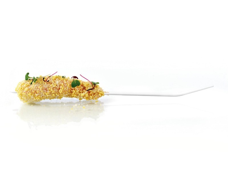 Brocheta Curve Blanco
