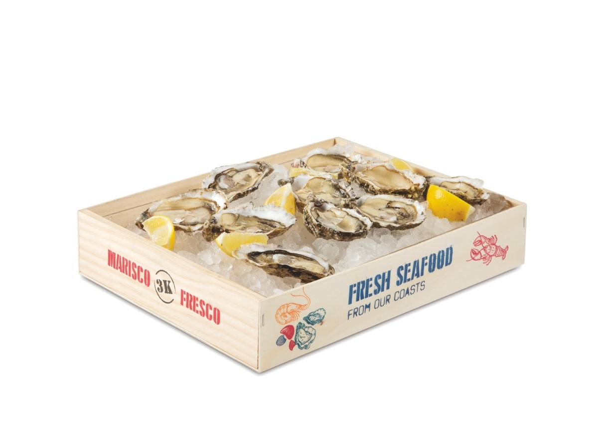 Caja Madera Marisco 3 kg