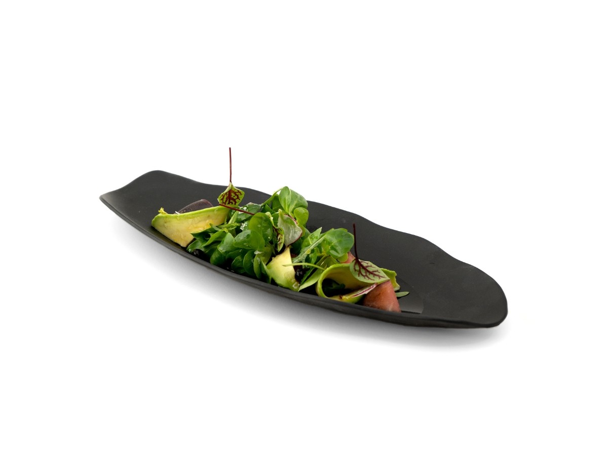 Plato Oval Negro XS