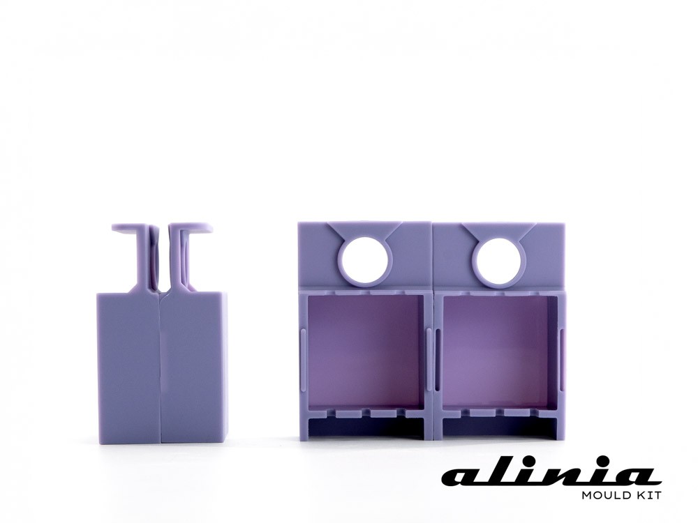 Kit bandeja + 36 uds. Molde alinia cube