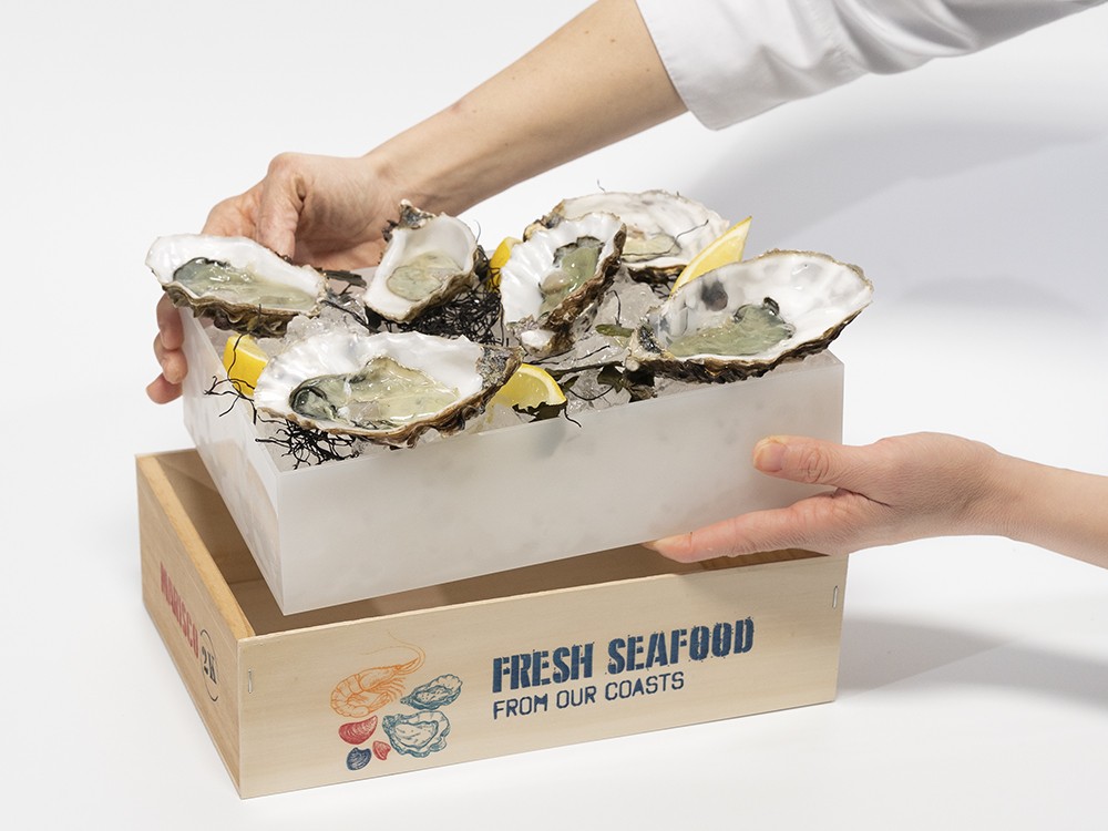 Caja Metacrilato Marisco 2 kg