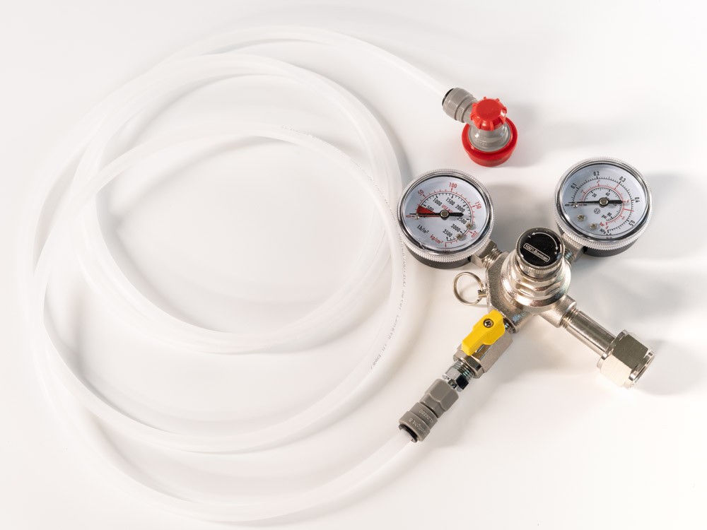 Kit completo de regulación de carbonatación CO₂
