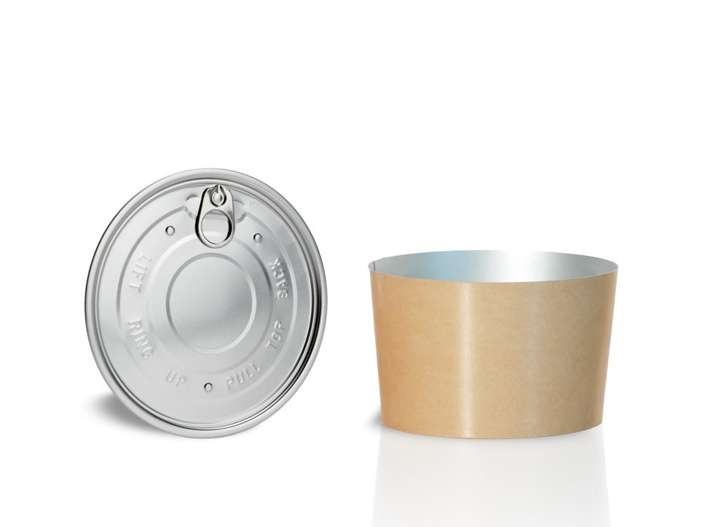 Bowl Kraft con tapa 126 · envasado en caliente · 750 ml · 250 uds