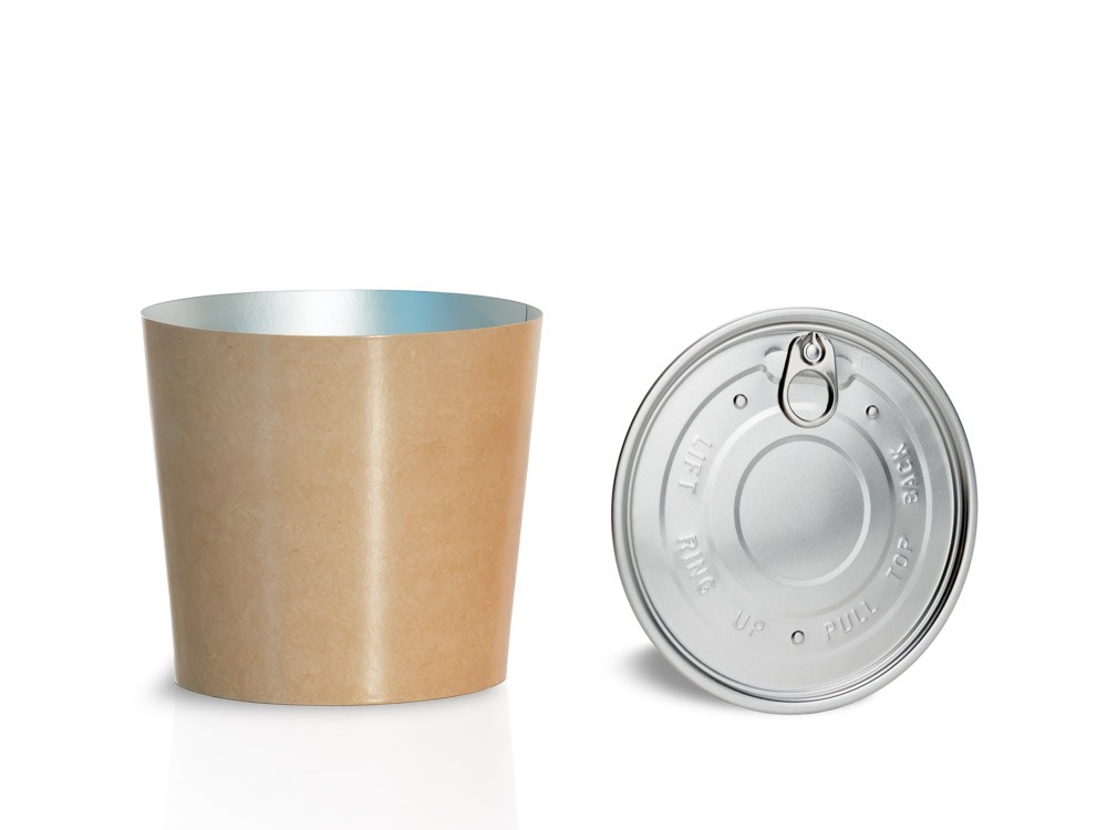 Bowl Kraft con tapa 126 · envasado en caliente · 1.200 ml · 250 uds