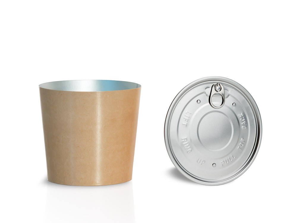 Bowl Kraft con tapa 126 · envasado en frío · 1.200 ml · 250 uds