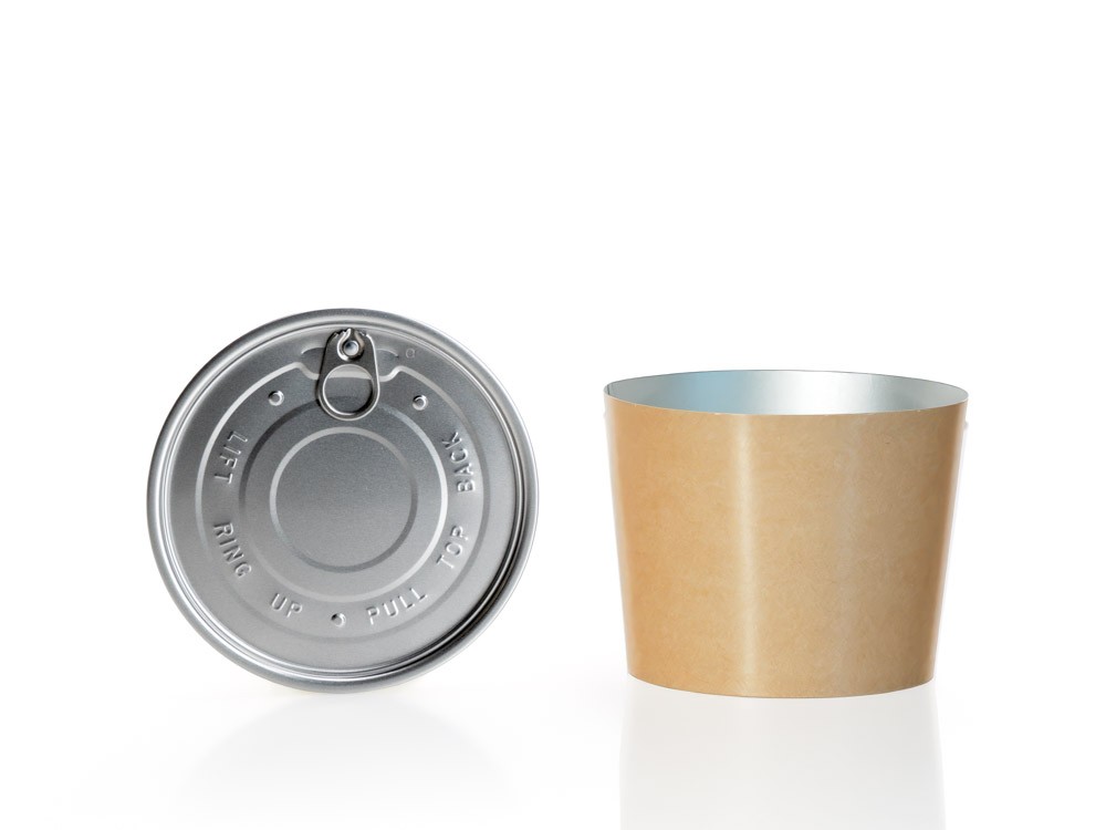 Bowl Kraft con tapa 126 · envasado en frío · 1.000 ml · 250 uds