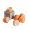 Huevos de porcelana Naranja - 10 uds.