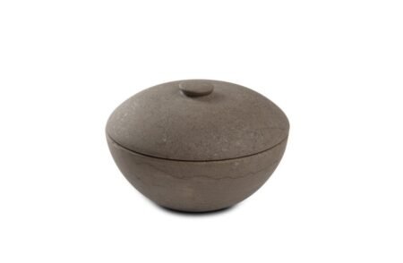 Olla De Mármol con Tapa Cerrada