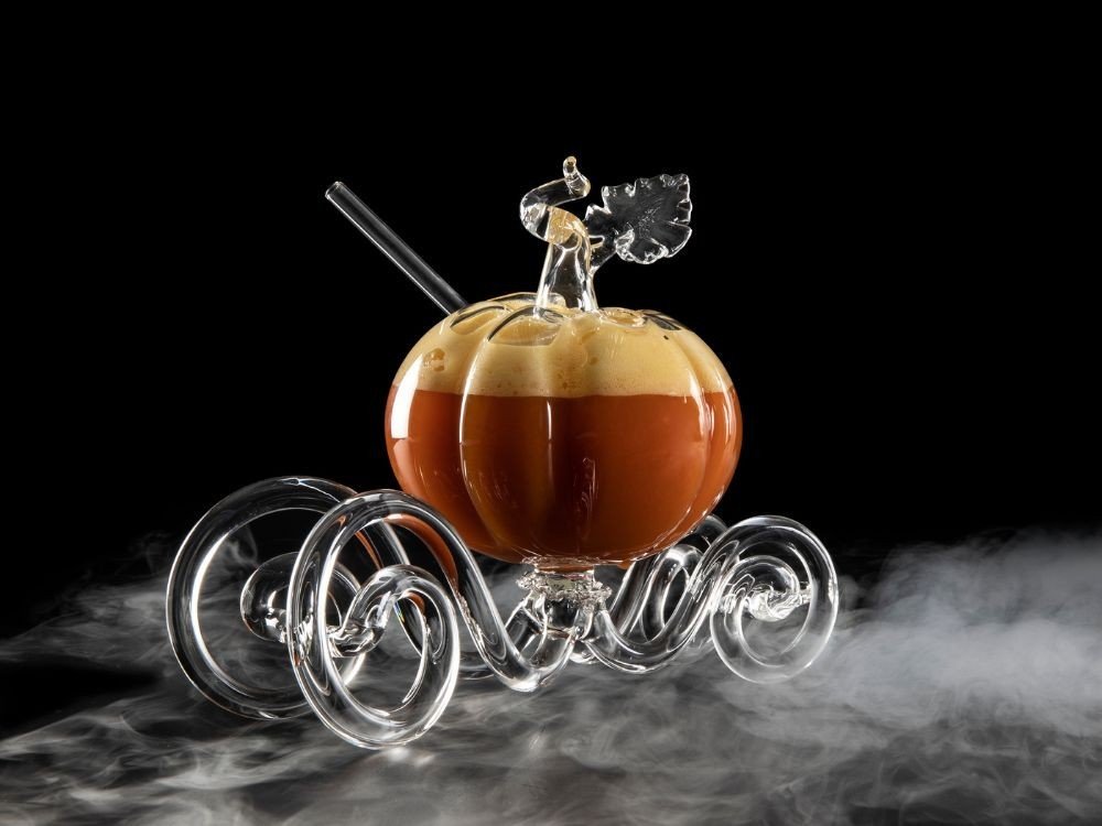 cinderella pumpkin glass VASOS Y COPAS PARA COCTEL