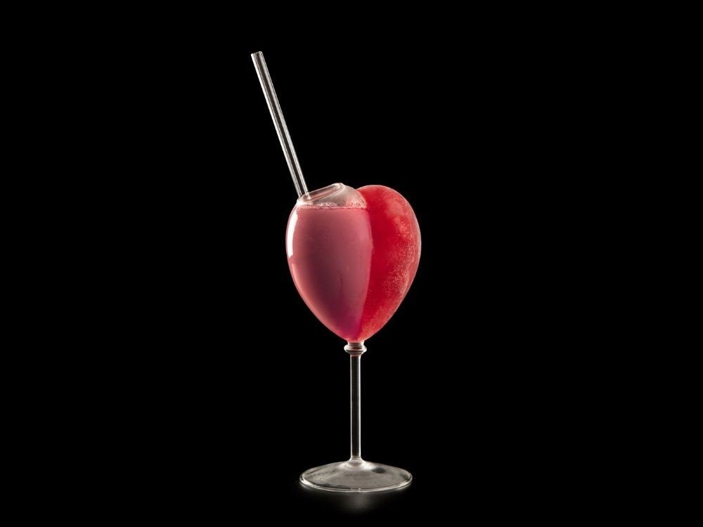 heart glass VASOS Y COPAS PARA COCTEL