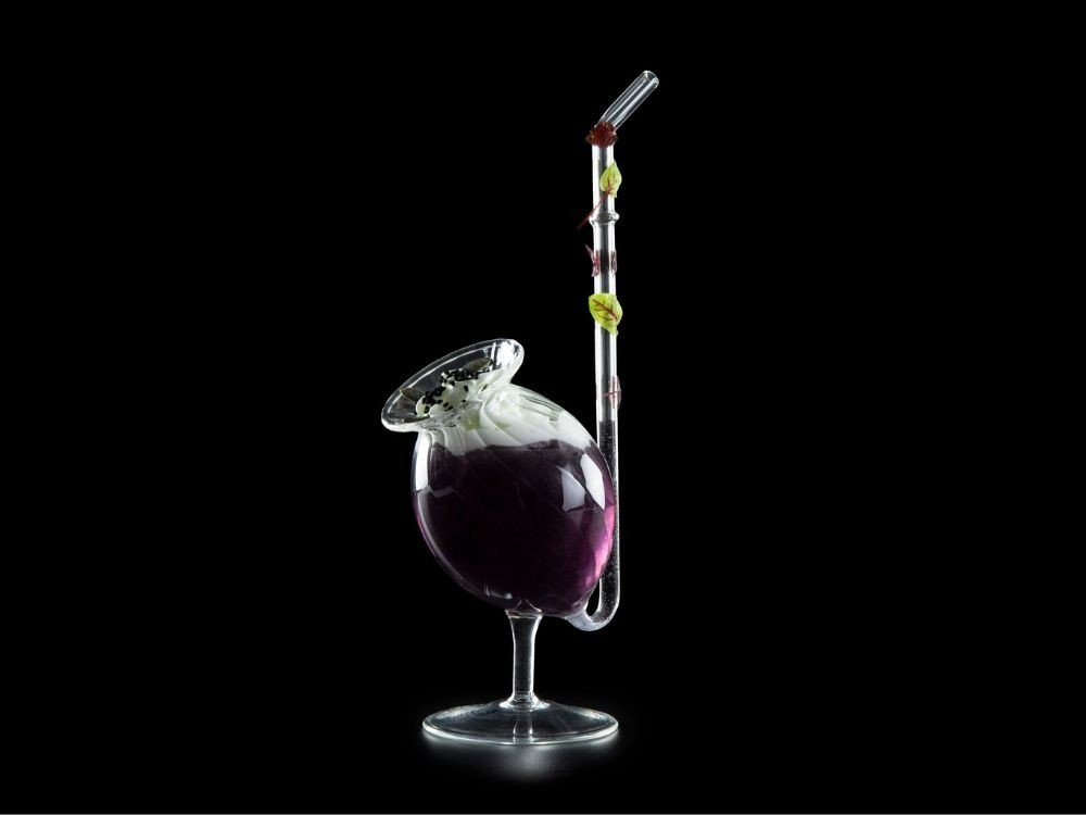 poppy bulb opium glass VASOS Y COPAS PARA COCTEL