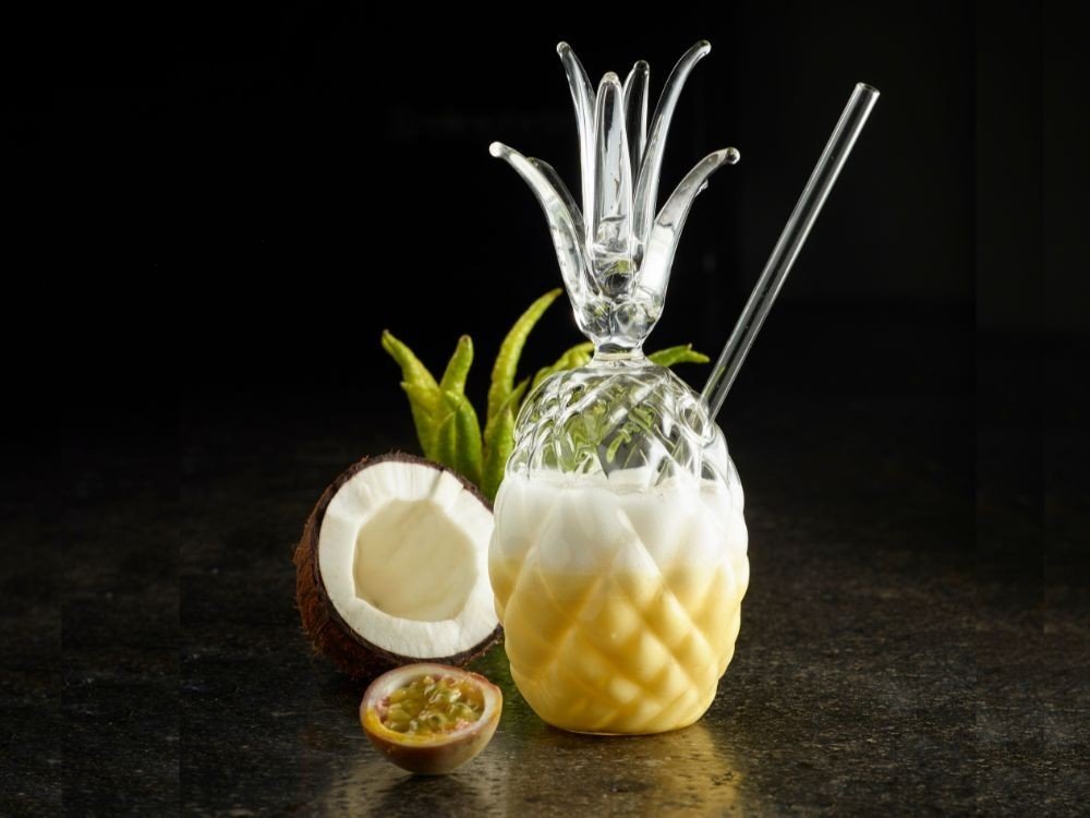 vaso ananas VASOS Y COPAS PARA COCTEL