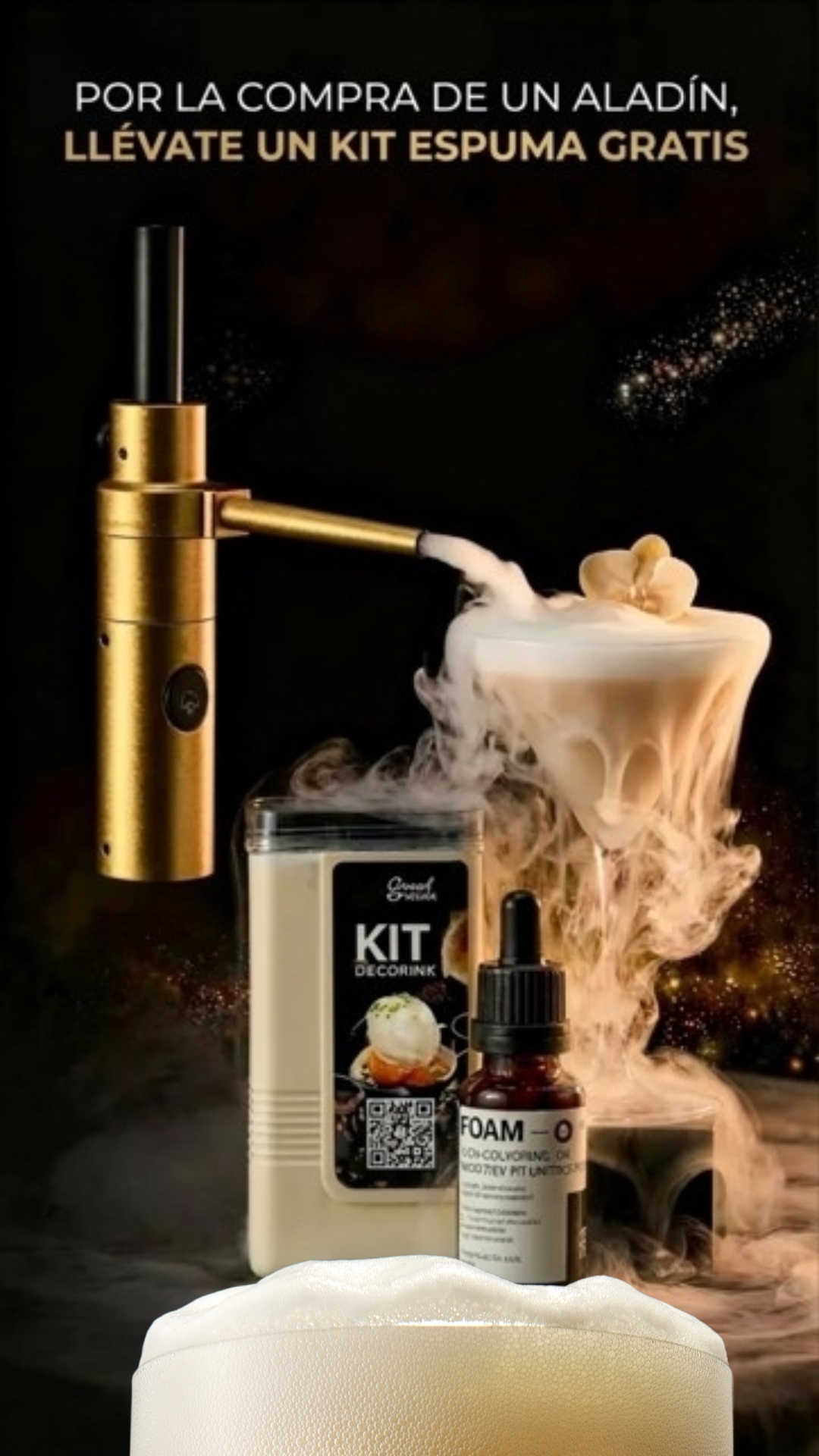 Kit Espuma GRATIS con Aladín 007